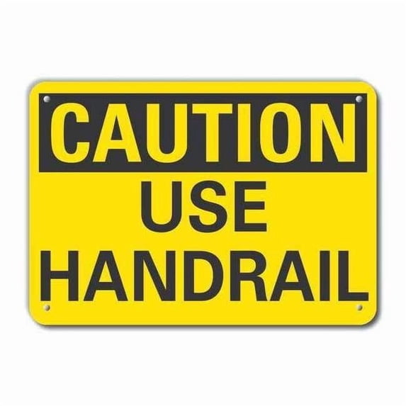 Lyle Caution Sign,7 inx10 in,Plastic LCU3-0218-NP_10x7