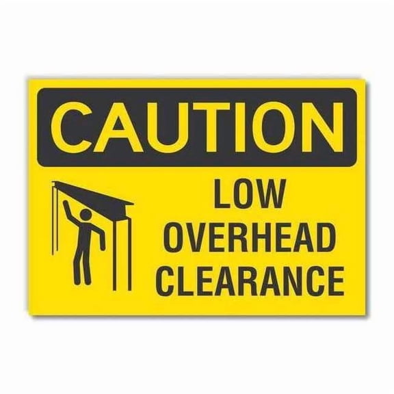 Lyle Caution Sign,7inx10in,Non-PVC Polymer LCU3-0153-ED_10x7