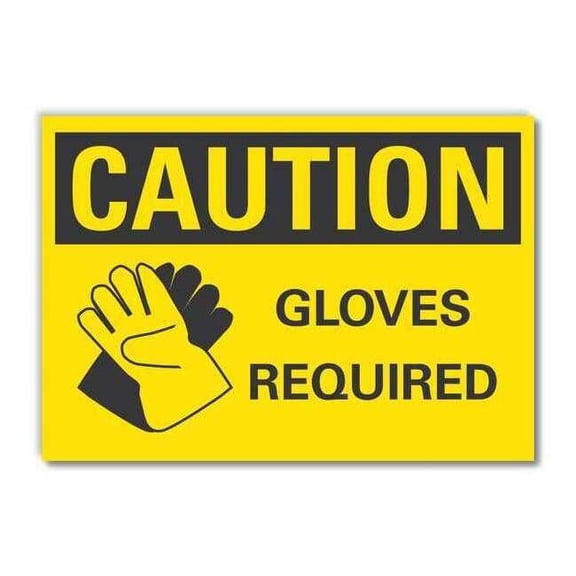 Lyle Caution Sign,7inx10in,Non-PVC Polymer LCU3-0174-ED_10x7