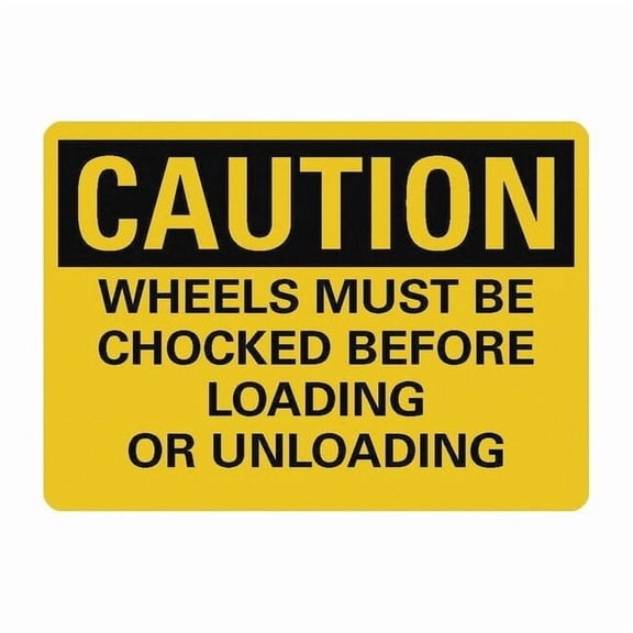 Lyle Caution Sign,7inx10in,Non-PVC Polymer LCU3-0412-ED_10x7