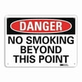 thumbnail image 1 of Lyle Danger No Smoking Sign,10" x 14",Alum U3-1834-RA_14X10, 1 of 1