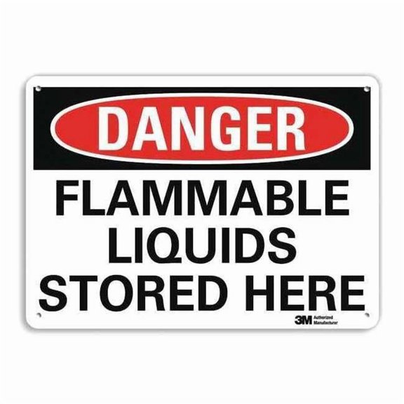 Lyle Danger Sign,10 in x 14 in,Aluminum U3-1490-RA_14X10