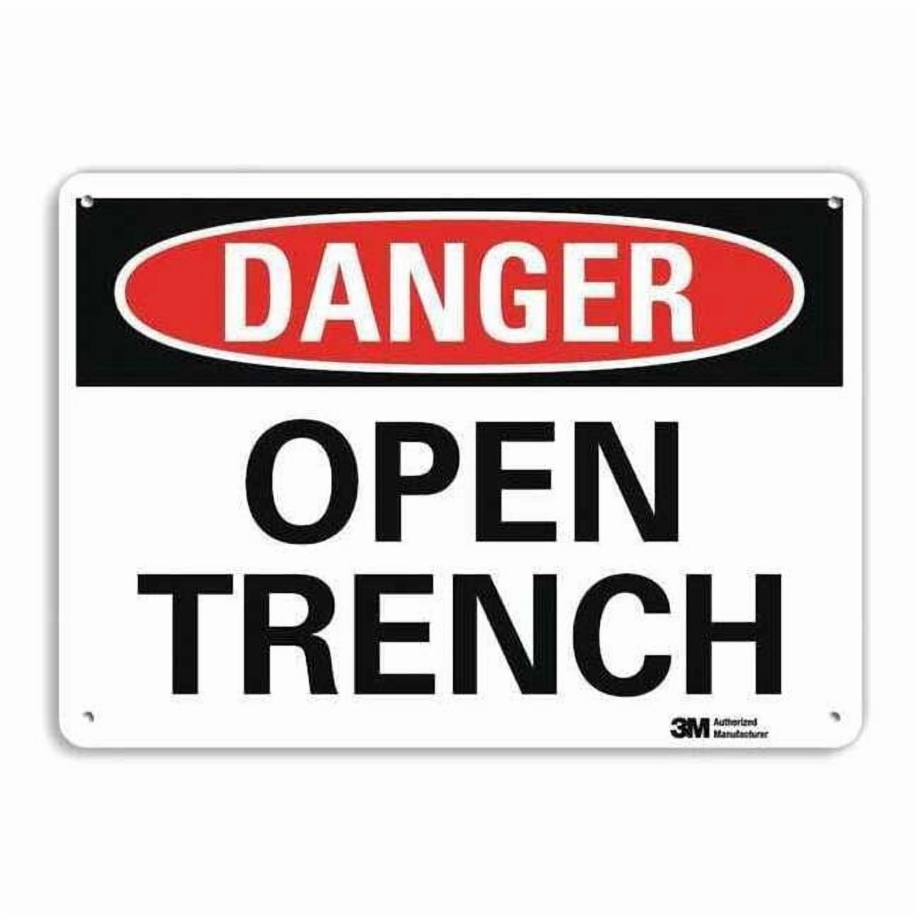 Lyle Danger Sign,10 in x 14 in,Aluminum U3-1885-RA_14X10 - Walmart.com