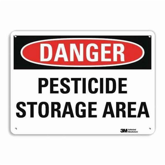 Lyle Danger Sign,10 in x 14 in,Aluminum U3-1908-RA_14X10