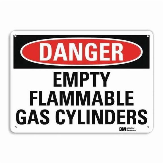 Lyle Danger Sign,10 inx14 in,Aluminum U3-1423-NA_14x10