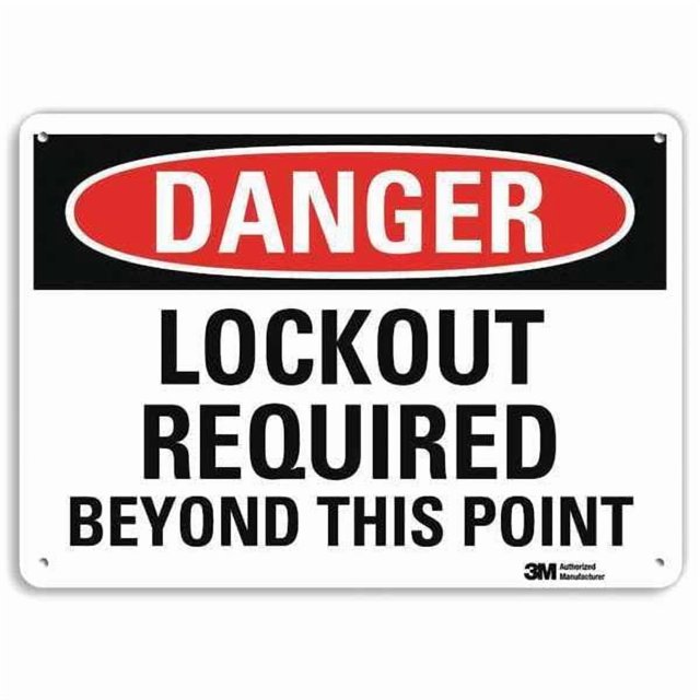Lyle Danger Sign,10 inx14 in,Aluminum U3-1769-NA_14x10 - Walmart ...