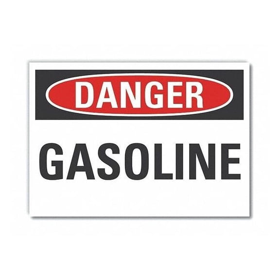 Lyle Danger Sign,7 inx10 in,Non-PVC Polymer LCU4-0313-ED_10x7