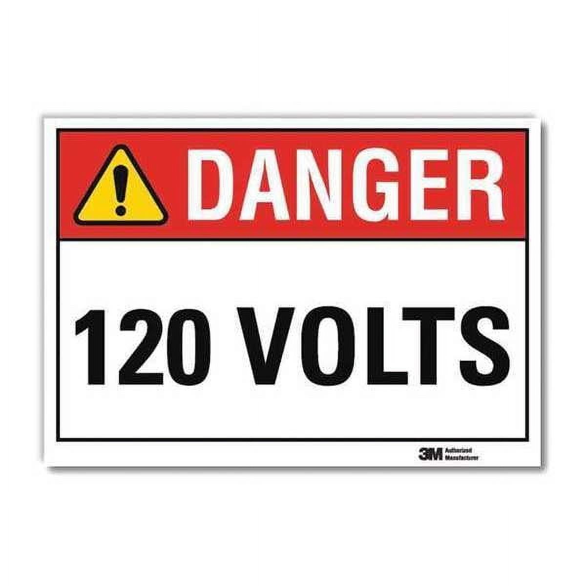 Lyle Danger Sign,7inx10in,Reflective Sheeting U3-1004-RD_10X7 - Walmart.com
