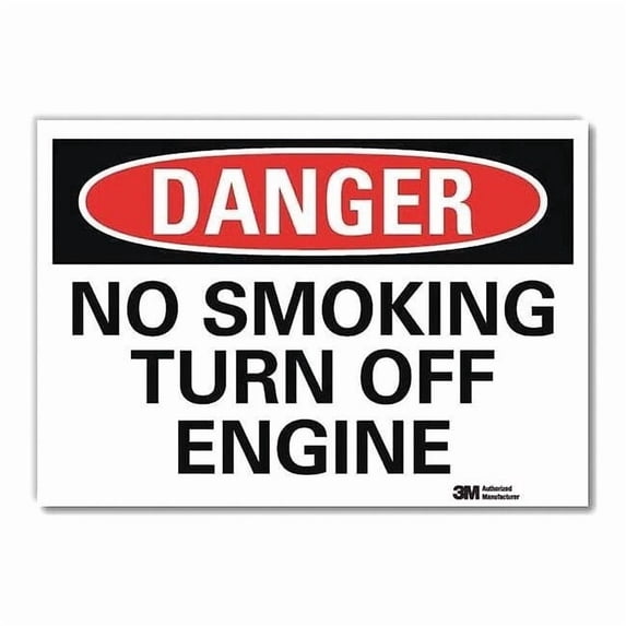 Lyle Danger Sign,7inx10in,Reflective Sheeting U3-1859-RD_10X7