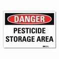 thumbnail image 1 of Lyle Danger Sign,7inx10in,Reflective Sheeting U3-1908-RD_10X7, 1 of 1