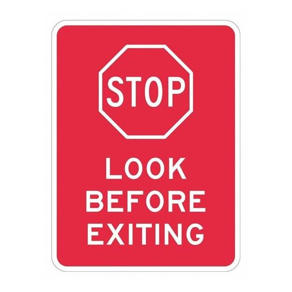 Lyle Driver Safty Remind Traffic Sign,18x12in T1-1933-EG_12x18