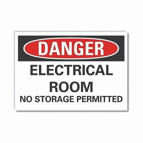 Lyle Elec Equip Danger Lbl,7x10in,Polyester LCU4-0550-ND_10X7