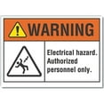 thumbnail image 1 of Lyle Elec Hazard Warn Lbl,3.5x5in,Polyester LCU6-0021-ND_5X3.5, 1 of 1