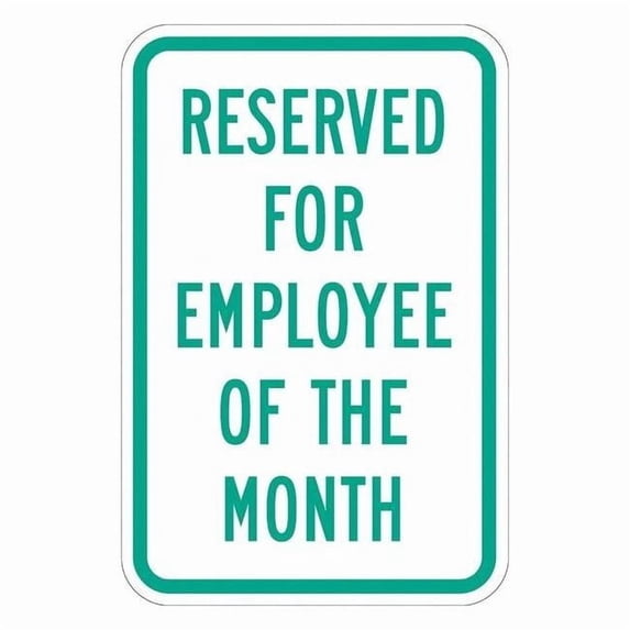Lyle Employee Parking Sign,18" x 12, T1-1039-DG_12x18 T1-1039-DG_12x18