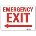 thumbnail image 1 of Lyle Emrgncy Sign,7x10in,Reflective Sheeting U7-1076-RD_10X7, 1 of 1