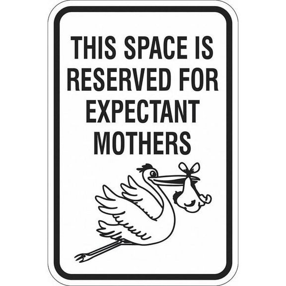 Lyle Expectant Mothers Parking Sign,18" x 12" T1-1201-DG_12x18