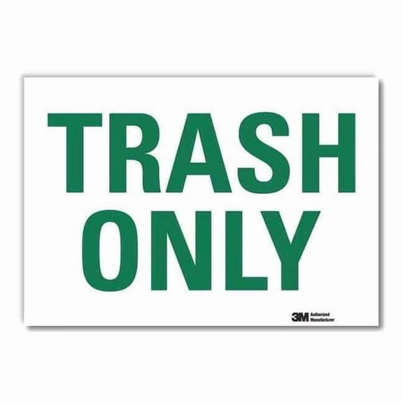 Lyle Facility Sign,5x7in,Reflective Sheeting U1-1031-RD_7X5