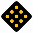 thumbnail image 1 of Lyle Hazard Marker Traffic Sign,18" x 18" OM1-2-18HA, 1 of 1
