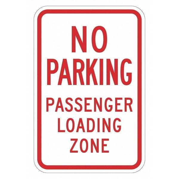 Lyle Loading Zone No Parking Sign,18