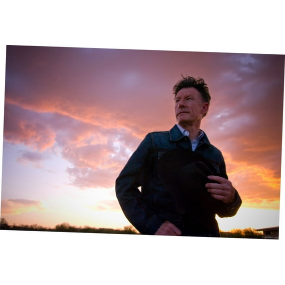 Lyle Lovett Poster 12x16 Print on Metal Sign 12in x 16in #099123 Multi-Color Square Adults Z Posters
