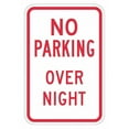 thumbnail image 1 of Lyle No Overnight Parking Sign,18" x 12, T1-3018-EG_12x18 T1-3018-EG_12x18, 1 of 1