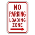 thumbnail image 1 of Lyle No Parking Loading Zone Sign,18" x 12, R7-6R-12HA R7-6R-12HA, 1 of 1
