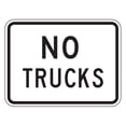 thumbnail image 1 of Lyle No Trucks Traffic Sign,18" x 24" R5-2P-24HA, 1 of 1