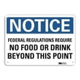 thumbnail image 1 of Lyle Notice Sign,10 in x 14 in,Plastic U5-1217-NP_14X10, 1 of 1