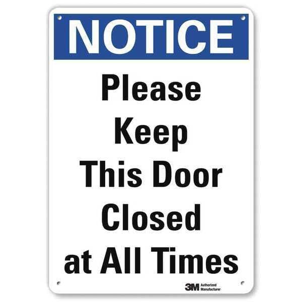 Lyle Notice Sign,10 in x 7 in,Aluminum U5-1452-RA_7X10 - Walmart.com
