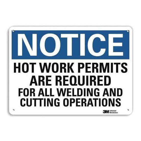 Lyle Notice Sign,10 inx14 in,Aluminum U5-1271-RA_14X10