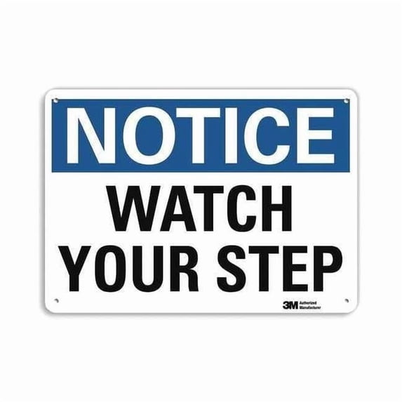 Lyle Notice Sign,10 inx14 in,Aluminum U5-1617-RA_14X10