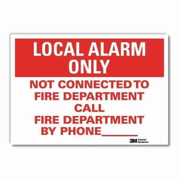 Lyle Notice Sign,14inx7in,Reflective Sheeting U1-1048-RD_7X5