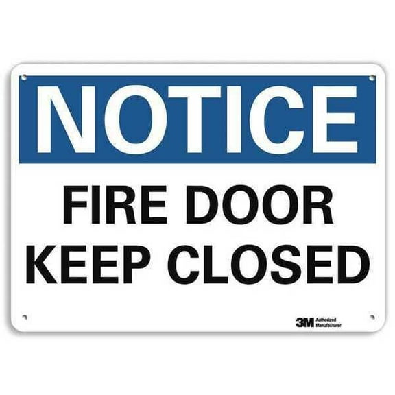 Lyle Notice Sign,7 in x 10 in,Plastic U5-1221-NP_10X7