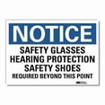 thumbnail image 1 of Lyle Notice Sign,7 in x 10 in,Rflct Sheeting U5-1498-RD_10X7, 1 of 1