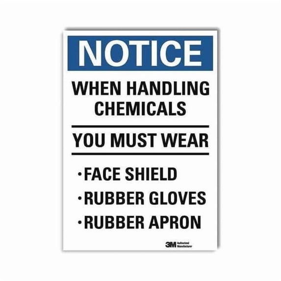 Lyle Notice Sign,7 in x 5 in,Rflct Sheeting U5-1631-RD_5X7