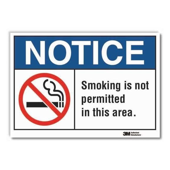 Lyle Notice Sign,7 inx10 in,Non-PVC Polymer LCU5-0037-ED_10x7