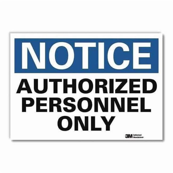 Lyle Notice Sign,7inx10in,Reflective Sheeting U1-1024-RD_10X7