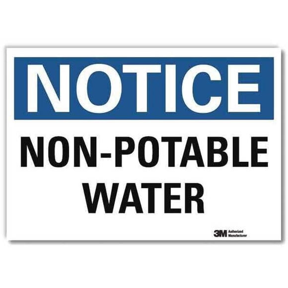 Lyle Notice Sign,7inx10in,Reflective Sheeting U5-1425-RD_10X7