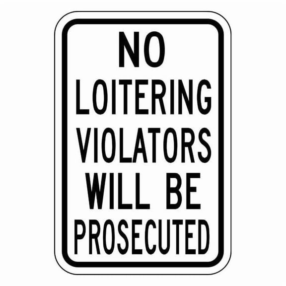 Lyle Property Sign,18 in x 12 in,Aluminum SL-015-12HA