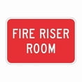 thumbnail image 1 of Lyle Reflective Fire Riser Sign,12x18in,Alum T1-1832-DG_18x12, 1 of 1