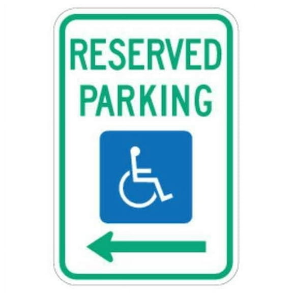 Lyle Reserved Parking Parking Sign,18" x 12, FD01L FD01L