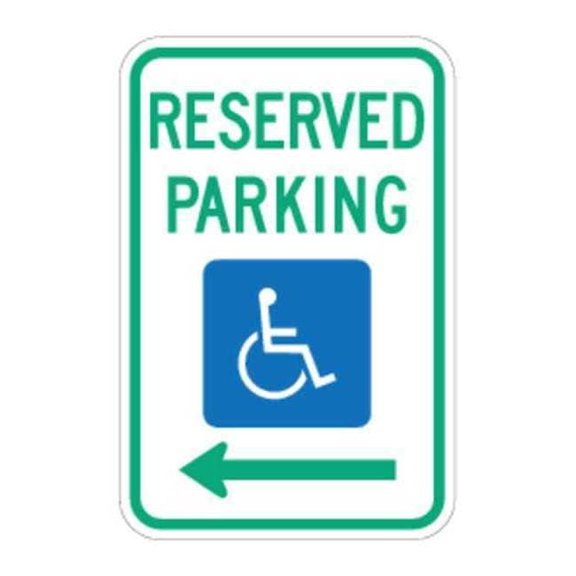 Lyle Reserved Parking Parking Sign,18" x 12, FD01L FD01L