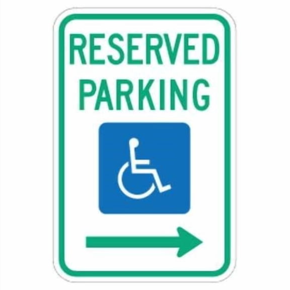 Lyle Reserved Parking Parking Sign,18" x 12, FD01R FD01R