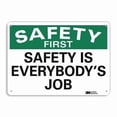 thumbnail image 1 of Safety Sign, 10 in Height, 14 in Width, Aluminum, Horizontal Rectangle, English, U7-1243-RA_14X10, 1 of 1