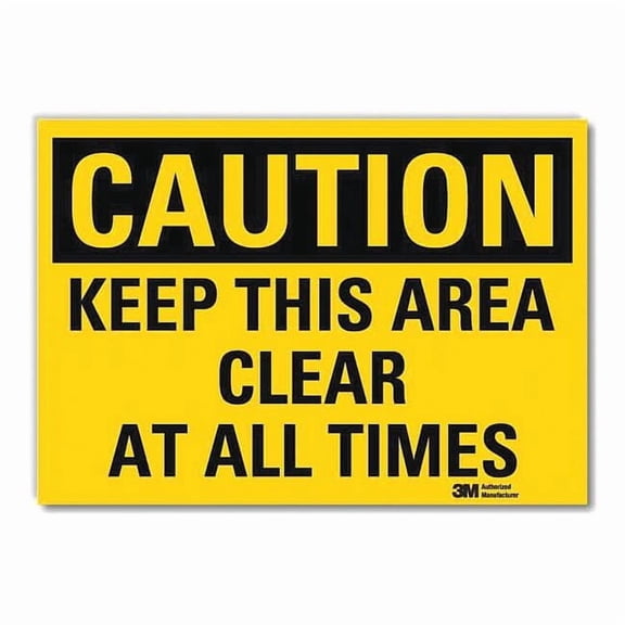 Safety Sign, 10 in Height, 14 in Width, Reflective Sheeting, Horizontal Rectangle, English