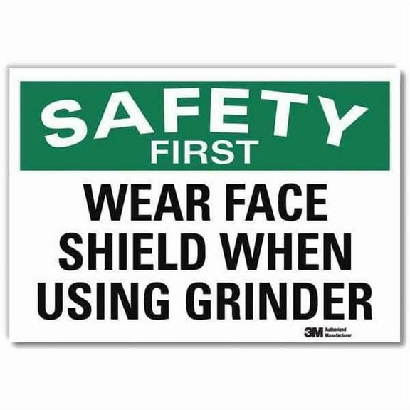 Lyle Safety Sign,5inx7in,Reflective Sheeting U7-1268-RD_7X5