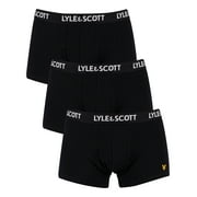 Lyle & Scott Men Boxer Shorts Cotton Black L