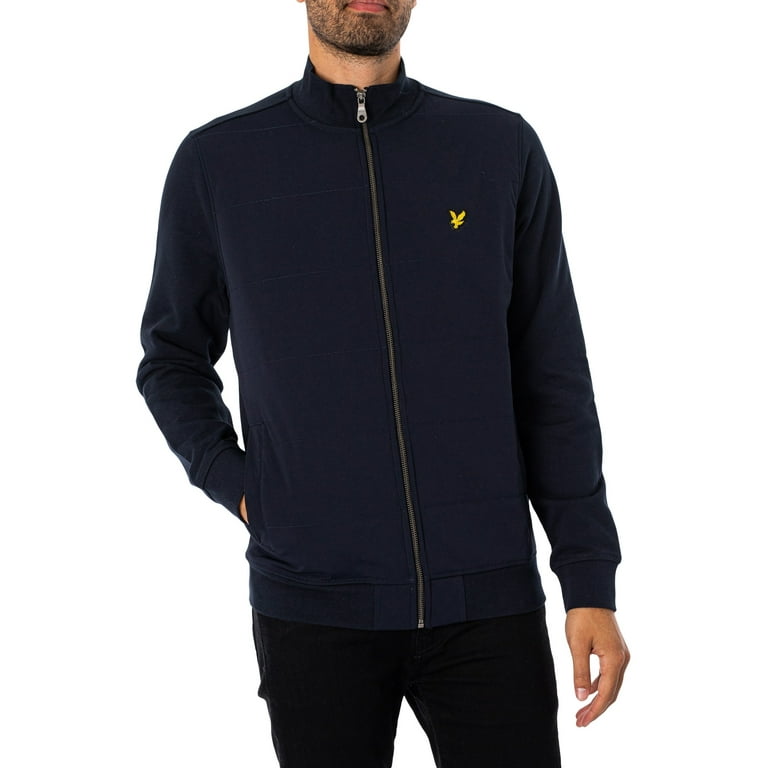 Lyle Scott Hybrid Baffled Track Jacket Blue Walmart