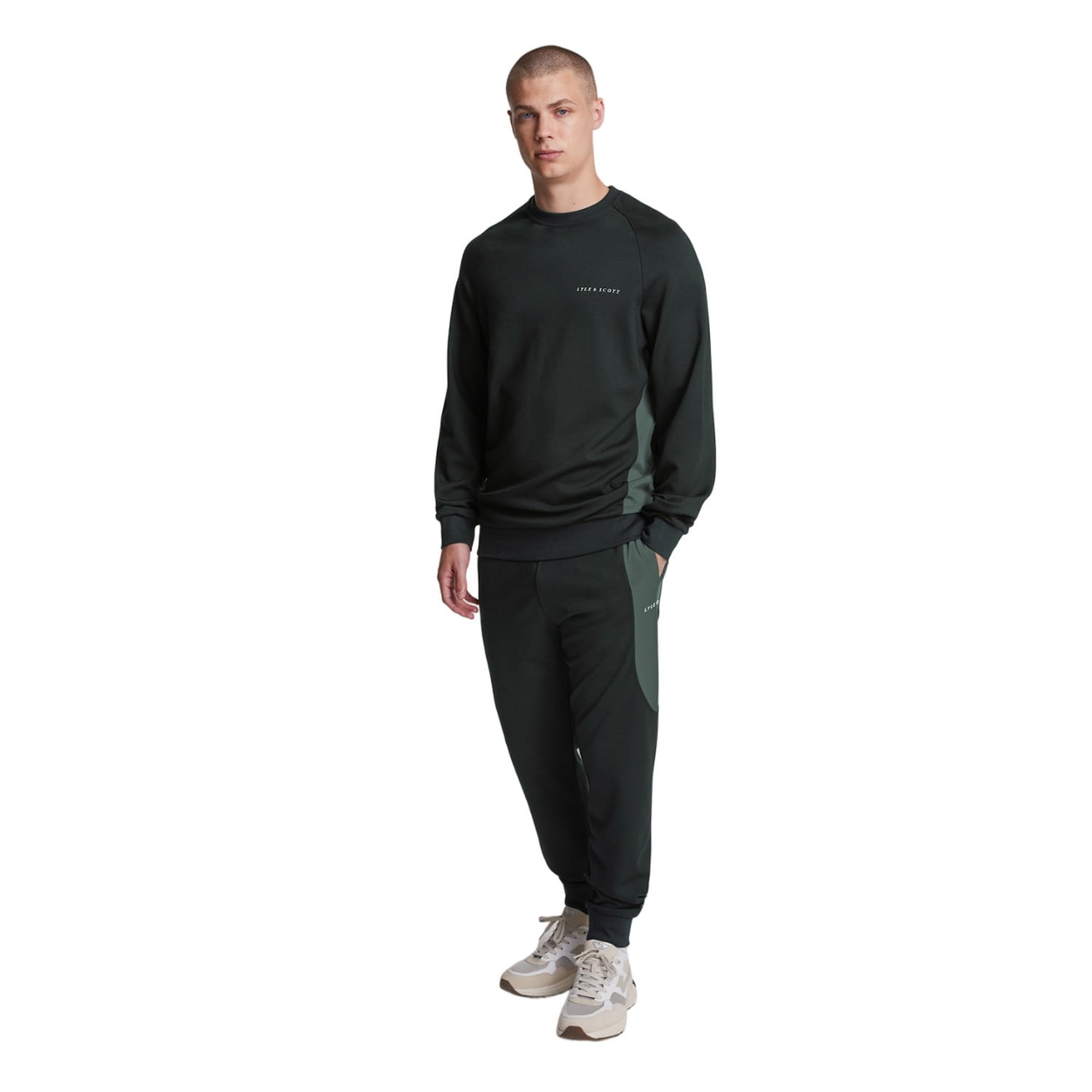 Lyle Scott Mens Colour Block Sweatshirt Walmart