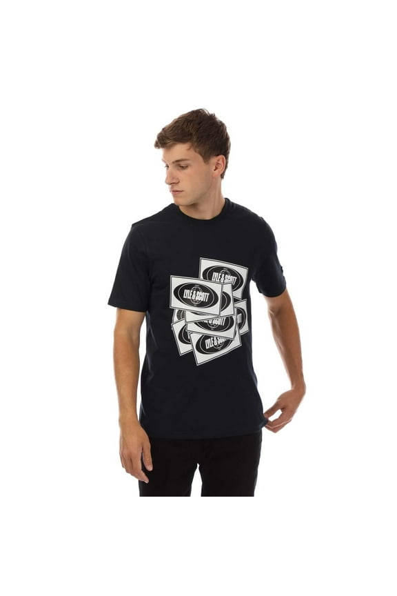Mens Football Sticker T-Shirt